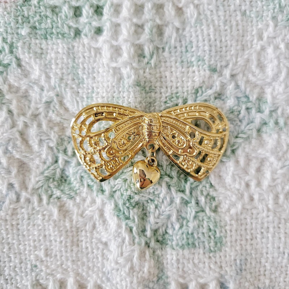 Vintage Bow Brooch